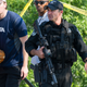 A member of the congressional Republican baseball team is allowed to leave the scene of a multiple shooting involving House Majority Whip Steve Scalise of Louisiana on June 14, 2017, in Alexandria, Va. (Cliff Owen/AP Images)